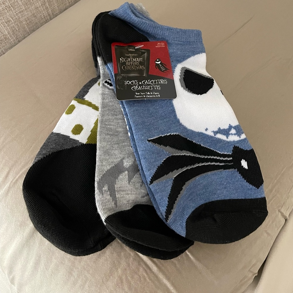 3 pack Disney’s The Nightmare Before Christmas Socks